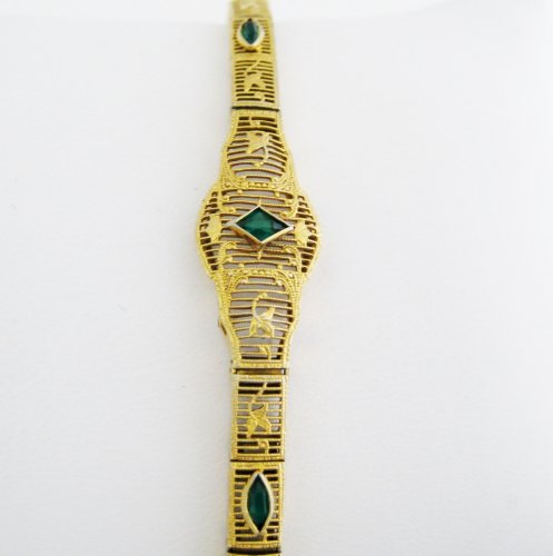 Rare Vintage Gold Filigree Bracelet