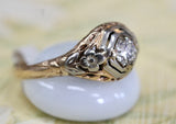 Decorative ~ Vintage Two- Tone Diamond Ring