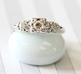 Dainty & Sweet ~ Diamond Engagement Ring