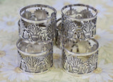 Custom Made ~ Egyptian Silver Napkin Ring Holders