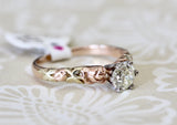 Jabel Flower Diamond Solitaire Ring