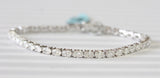 Spectacular ~ 7 Carat Oval Diamond Tennis Bracelet