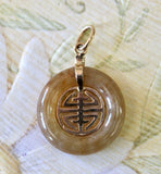 Jade Pendant with SHOU Symbol