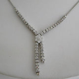 Diamond Flower Necklace