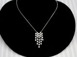 Bezel Set Diamond Necklace ~ Contemporary