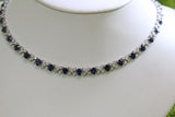 Sapphire & Diamond Necklace ~ GORGEOUS