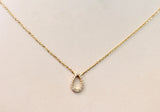 Diamond Pendant Necklace ~ Yellow Gold