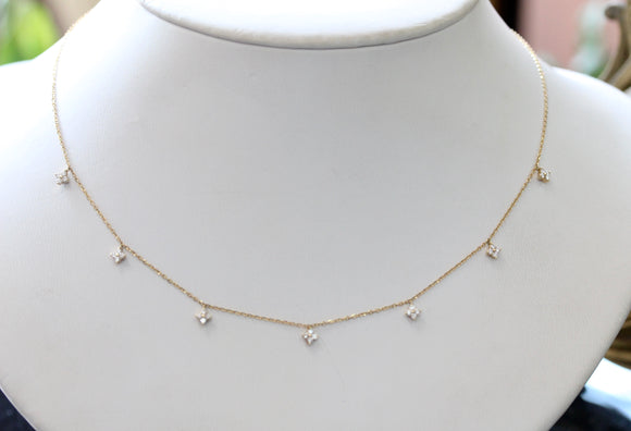 Diamond Necklace ~ Adjustable Lengths