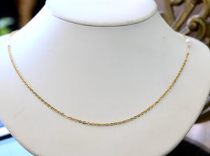 Yellow Gold Chain ~ TIMELESS