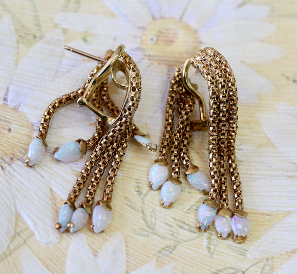 Opal Earrings ~ Decorative