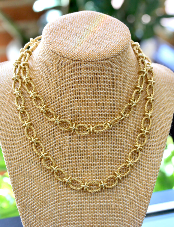 Gold Link Necklace ~ FABULOUS