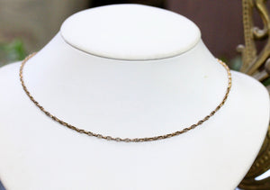 VINTAGE Yellow Gold Chain