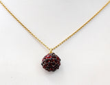Garnet Pendant Necklace ~ VINTAGE