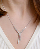 Diamond Flower Necklace