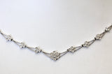 Diamond Bezel Set Necklace ~ FLIRTY
