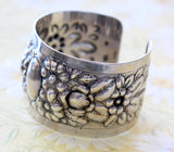 Sterling Silver Cuff Bracelet ~ VINTAGE
