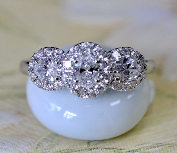 Diamond Engagement Ring ~ SPARKLING