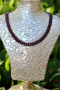 Garnet Necklace ~ Circa 1890