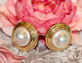 Mabe Pearl Earrings