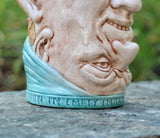 Majolica Double Face Jug ~ ANTIQUE