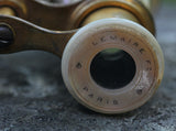 Mother of Pearl & Brass OPERA Glasses  ~ Antique