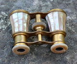Mother of Pearl & Brass OPERA Glasses  ~ Antique