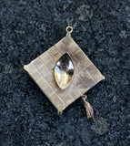 Graduation Cap Charm / Pendant ~ Pearl Center