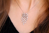 Bezel Set Diamond Necklace ~ Contemporary