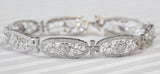 Diamond Filigree Bracelet ~ Vintage Inspired