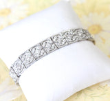 Platinum Diamond Bracelet ~ STUNNING