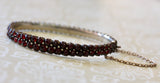 Antique ~ Bohemian Garnet Bracelet