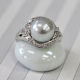 Pearl & Diamond Ring