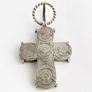 Hand Made Antique 830 Silver Cross