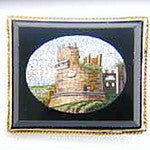 Victorian Micro Mosaic Pin