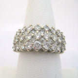 3 Carats of Diamonds on Wide Band
