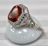 Colorful & Fun ~ Vintage Synthetic Stone Ring