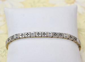 Finely Crafted ~ Antique Diamond Bracelet