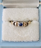 Circa 1940's ~ Vintage Sapphire Ring