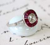 WOW ~ Diamond & Ruby Ring