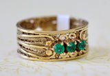 VINTAGE ~ Emerald Ring