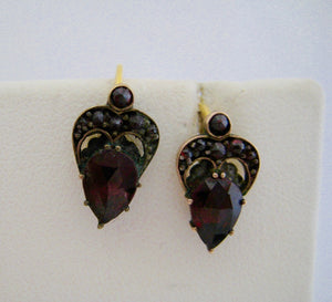 Antique Garnet Earrings