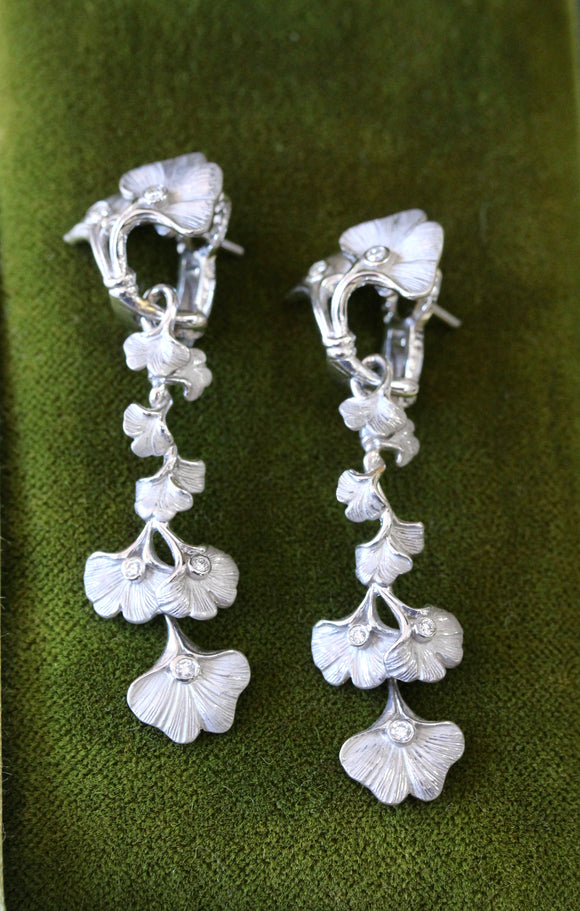 Delightful ~ Diamond Drop Earrings