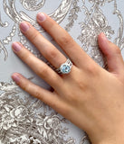 Aquamarine & Diamond Ring ~ WOW