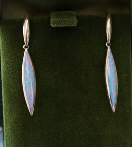 Sleek ~ "Designer" Opal Earrings