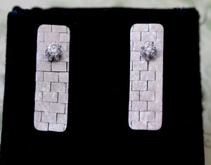 Contemporary ~ Diamond Earrings