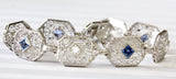 Sapphire & Diamond Bracelet ~ VINTAGE
