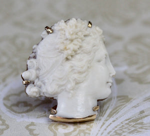 Classic ~ Shell Cameo Pin