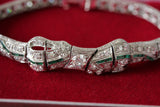 Exquisite  ~ Vintage Platinum Diamond Bracelet