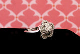 Fancy Flower Motif Diamond Ring