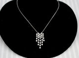Flirty, Fancy & Fun ~ Contemporary Bezel set Diamond Necklace